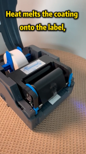 Wax Ribbon Resin Thermal Transfer Printer Barcode Ribbon Thermal Ribbon 110mm x 300meter 【High Quality】 Thermoplastic Resin - Lazada