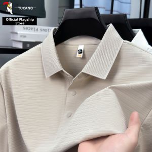 TUCANO | Mens Summer Short Sleeve Polo Shirt Light Cool Breathable