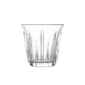 MONGDIO | Dirty Coffee Glass Cup Striped
