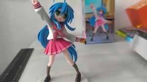Bandai | Lucky Star Izumi Konata Trio-Try-It Figure Action Figure Toys Pvc Model Collection Anime Figurine Doll Gift