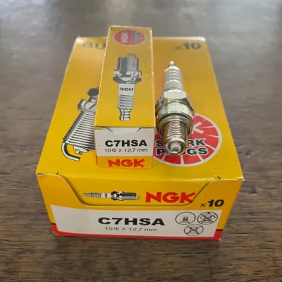 Busi NGK C7HSA untuk motor Supra lama Grand Mio lama Soul Supra fit Jupiter.