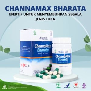 Channamax Bharata - Obat Pengering Luka - Obat Luka Cepat Kering - Isi 50 Kapsul 100% Asli Original