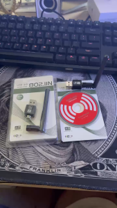 USB Thu WiFi 802.11N 600Mbps - Bộ Thu Sóng WiFi Cho PC Laptop Wireless Adapter Kèm Đĩa Driver