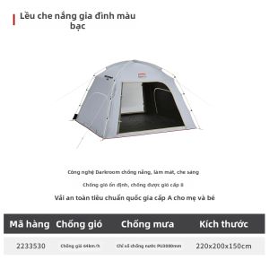 Coleman | Lều 4-5 Người Chống Nắng Bảo Vệ Mọi Thời Tiết