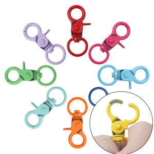 แบบทำ 20x44 มม ตะขอเกี่ยวรูปกุ้งล็อบสเตอร์ ตัวเชื่อมพวงกุญแจสำหรับพวงกูนแจสีสันสดใส