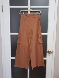 Celana Panjang Culotte Cargo Pants Bahan Premium Korean SoftJeans MONDAE