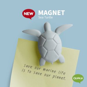 Sea Turtle Magnet แม่เหล็กติดตู้เย็น ดีไซน์ เต่าทะเล Qualy (ควอลี่)