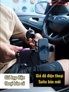 Giá đỡ điện thoại dòng SuiTu bọc da cao cấp 3 trong 1