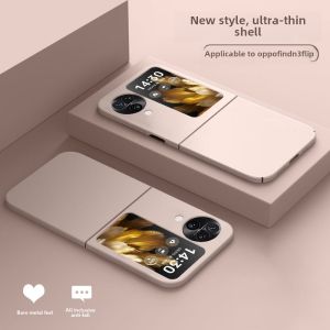 Oppo Find N3 Flip Phone Case Ultra-Thin Matte Anti-Fall Full Cover Protective Shell for Men And Women Simple Design Liquid Skin Feel