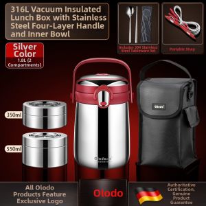 Olodo | Insulated 316L Stainless Steel Multi-layer Lunch Box