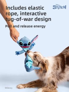 GiGwi Dog Toys Sticker Series Plush Sound Making Durable Interactive Pet Playthings for Dogs Chew Proof Noise Making