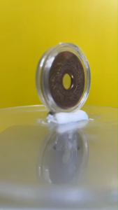 เหรียญ 1 สตางค์รูทองแดง พ.ศ.24ุ64 หายากมาก