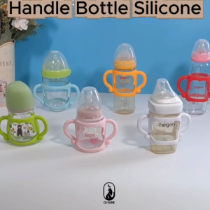 Handle Universal Gagang Botol Susu Anak Bayi Wide Neck Pegangan Botol Silicone BPA Free