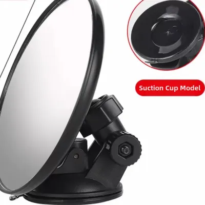 KAXINU | 360 Degree Wide Angle Rearview Mirror Convex Suction Cup