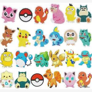 ZHENG FU | Educational Pet Pokémon DIY Sticker Puzzles