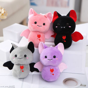 Cute Little Bat Keychain Doll Cute Cartoon Plush Toy Doll Pendant Bag Hanging Ornaments Desktop Doll Ornaments Car Pendant