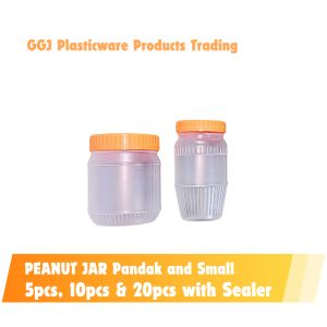 Peanut butter Plastic Jars Pandak and Small with Sealers 5pcs 10pcs and 20pcs