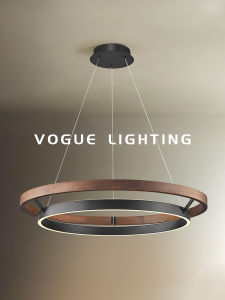 VOGUE | Vintage Round Wooden Chandelier