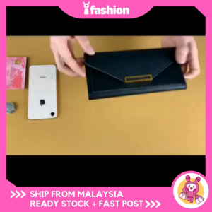 IFASHION 2149 Women Elegant Long Tri-fold Wallet PU Leather Fashion Clutch Card Holder Dompet Panjang Wanita