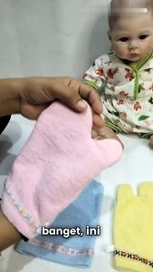 3Pcs Waslap Bayi Handuk Jari Lap Bayi Untuk Mandi Perlengkapan Baru Lahir