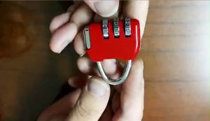 3Digit Padlock Digit Combination Lock Suitcase Luggage Password Lock Safe Anti-Theft Lock Portable Password Padlock Multi-Purpose