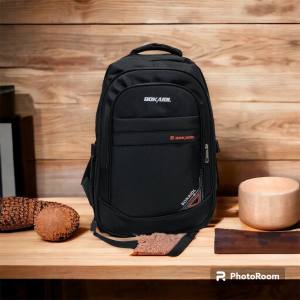 กระเป๋าสะพายหลัง ไนลอน กันน้ำ ขนาดใหญ่ สไตล์เกาหลี ใส่ของได้เยอะ มีสี่ช่อง ขนาด 12 นิ้วสูง 18 นิ้ว