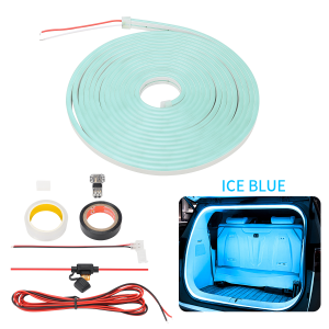 5M Rear Trunk LED Light Bar Strips Trunk Interior Decorative Lamp Strip For Automatic universal Luggage Atmosphere Light 12V