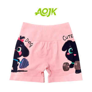 Quần Short Thể Thao Yoga Lưng Cao Cho Nữ Quần Bó Mông Quả Dâu Tây Quần Thể Thao Màu Dopamine Quần Bó Tập Yoga