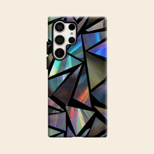 BILIBILI | Iridescent Shattered Glass Luxury Fashion Full Lens Protective Case for Samsung Galaxy S26 S25 S24 A56 A36 Plus Ultra