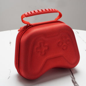 Túi Đựng Tay Cầm Chơi Game Đa Năng Màu Đỏ Chất Liệu Nylon Có Khóa Kéo Bảo Vệ Dành Cho Tay Cầm PS4 PS5 XBOX Steam Kèm Phụ Kiện Đựng Và Bảo Quản.