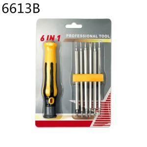 6 in 1 Screwdriver Set Precision Magnetic Screwdriver Set Hexagonal Plum Y-shaped U-shaped Triangle Repair Hand Tools Kits