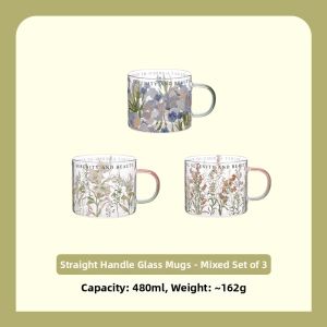 Designer High Appearance Glass Cup