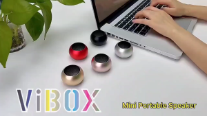 VR~Speaker bluetooth J METAL M3 Extra bass wirelees musix box premium body goal