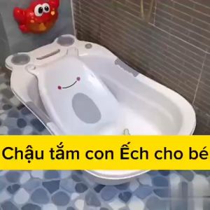 Chậu Tắm Ếch Cho Bé Đa Năng Dễ Dàng Sử Dụng Phù Hợp Cho Trẻ Nhỏ 0-36 tháng tuổi