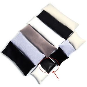 1PC Nhung Da PU Trang Sức Gối Đứng-Vòng Tay Hộp Đựng Vòng Tay Vòng Chân Đồng Hồ Hiển Thị Giá Đỡ Người Tổ Chức Để Chụp Ảnh