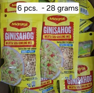 Maggi Ginisahog Meaty Soy Giniling Mix - Protein Rich Ready to Use Filipino Style 2 Pack