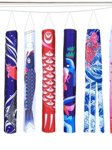 Japanese Style Carp Streamer Carp Raccoon Public Holidays in Japan Creative Home Sushi Restaurant Restaurant Decoration Tassel