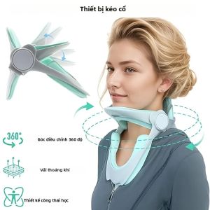 Gối Hỗ Trợ Cổ Thiết Kế Công Thái Học Với Dây Đeo Có Thể Điều Chỉnh Chất Liệu Polyester Thoáng Khí Chăm Sóc Cổ Thoải Mái Bền Bỉ Món Quà Lý Tưởng