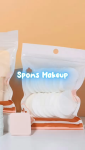Indo 1866 -  Beauty Tools Spons Make Up Puff / Spons Bedak Kering & Basah / Spons Bedak Bulat & Kotak
