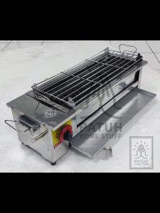 Panggangan DUA Fungsi bisa pakai ARANG dan LPG dengan bahan Burner Cor