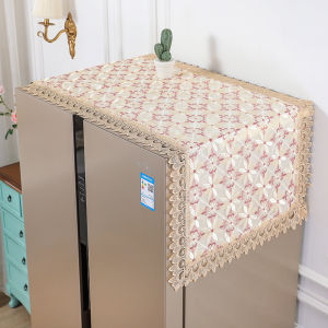 Khăn Phủ Bảo Vệ Ngăn Mát Mẻ Bằng Ren Đơn Giản Sang Trọng Khăn Phủ Ngăn Mát Mẻ Đa Năng Chống Bụi Tranh Thủ Thời Gian