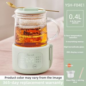 [China Plug Adapter Needed] Bear | Office Mini Tea Kettle Glass Water Heater