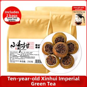 YUNHE TEA | Sun-Dried 10-Year Aged Ripe Puer Tangerine Tea