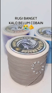 Gelasan Senar Molor Bogel Black Dragon N66 0.22 1200 Yard Kasar Main Ulur Seret Layangan