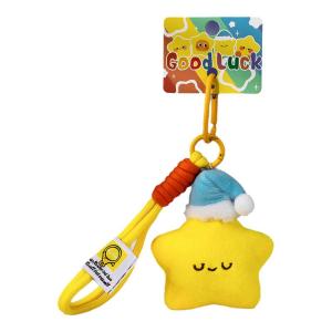 LONGKUI | Cute Star-shaped Plush Keychain