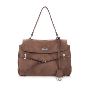 JANDRESS | Versatile Brown Shoulder Bag Suede