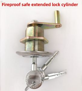 Extended Core Lock Mechanism Cross Key Old Style Safe Cabinet Accessories Fireproof Box Lock Parts Tiger Brand Special Use