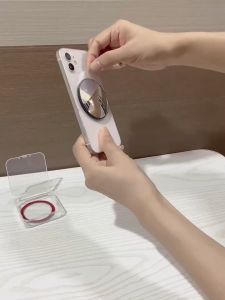 Detachable Magnetic Selfie Mirror Universal Phone Accessories Convex Mirror for Smartphone Vide Live Streaming Vlog