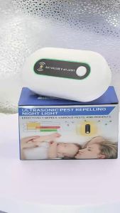 2025 Upgraded Ultrasonic Pest Repeller with Night Light - Plug-in Indoor Repellent for Mosquito Roach Rodent Mouse Spider Ant