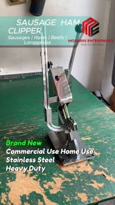 Clipping Machine Manual U-shape Sausage/Longganisa Clipper Maker Tigtening Machine No leakage